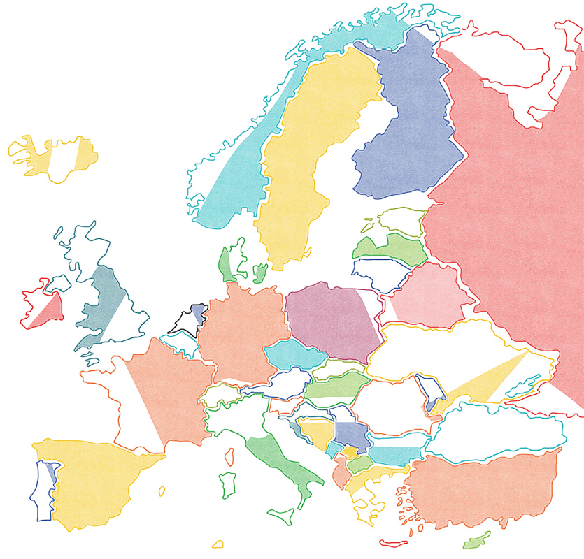 Our membership across Europe