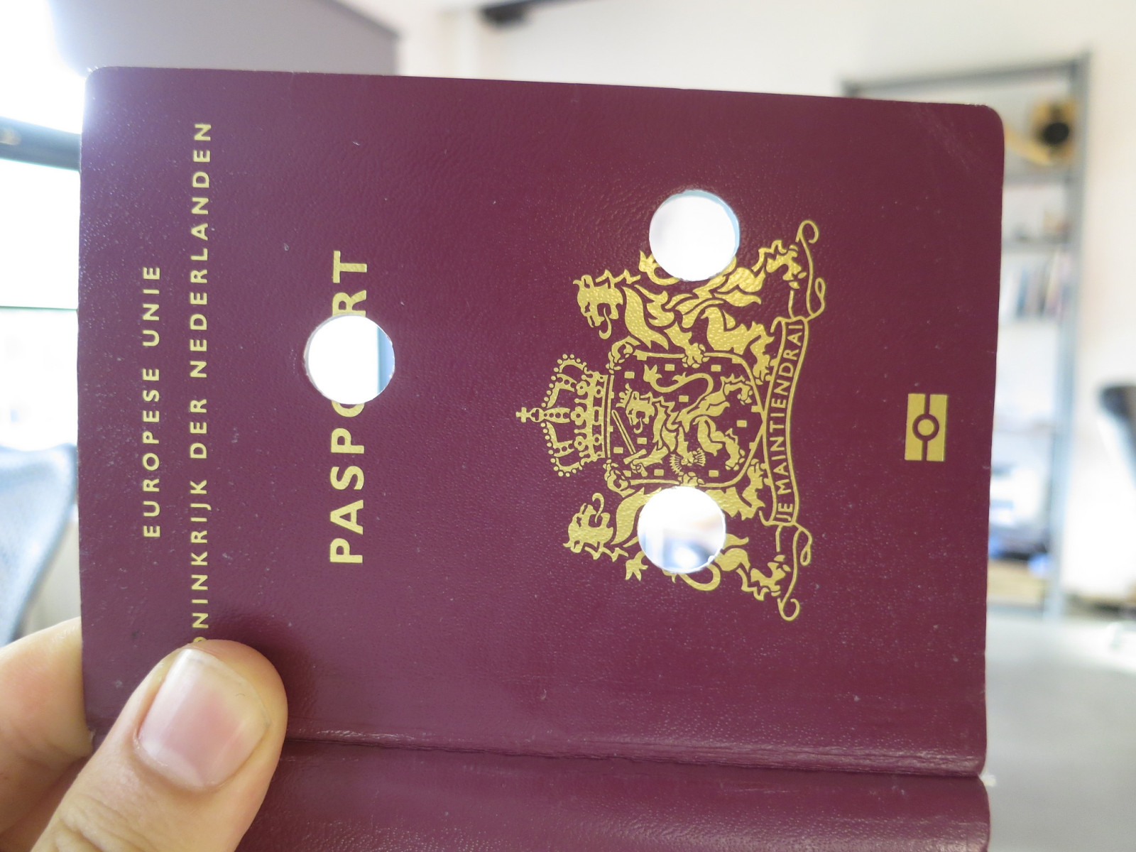 Destroyed passport