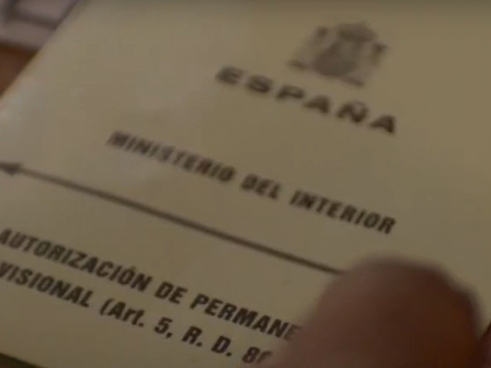 Spanish statelessness document